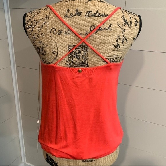Trina Turk Bela Tank in Rio Ruby Red - NWT - Picture 4 of 10